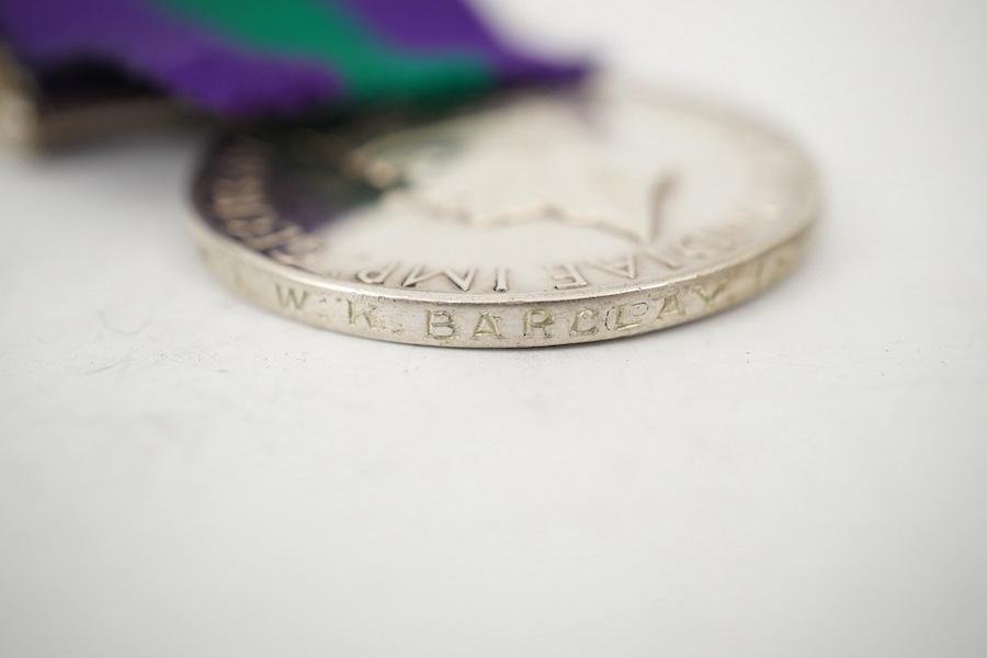 Four George VI General Service Medals